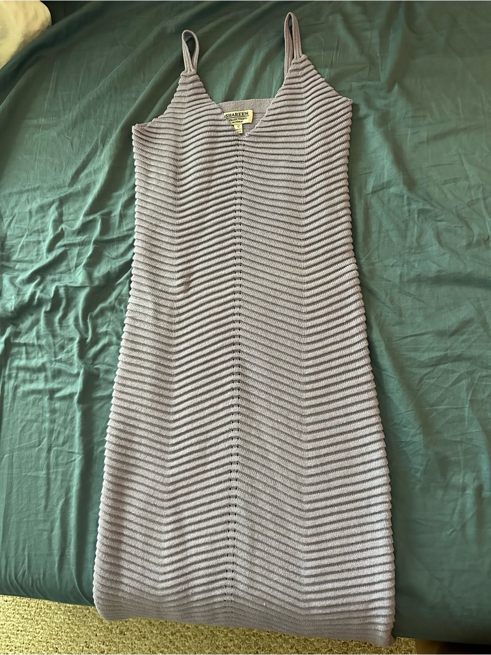 Midi purple sweater dress, US size 8, excellent condition